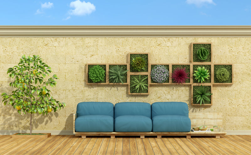 绿色植物风格的室内设计