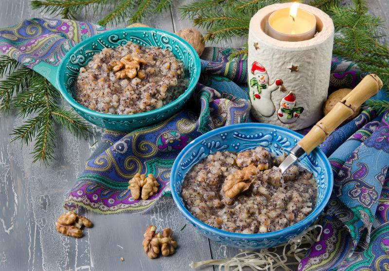 乌克兰传统圣诞菜库蒂亚