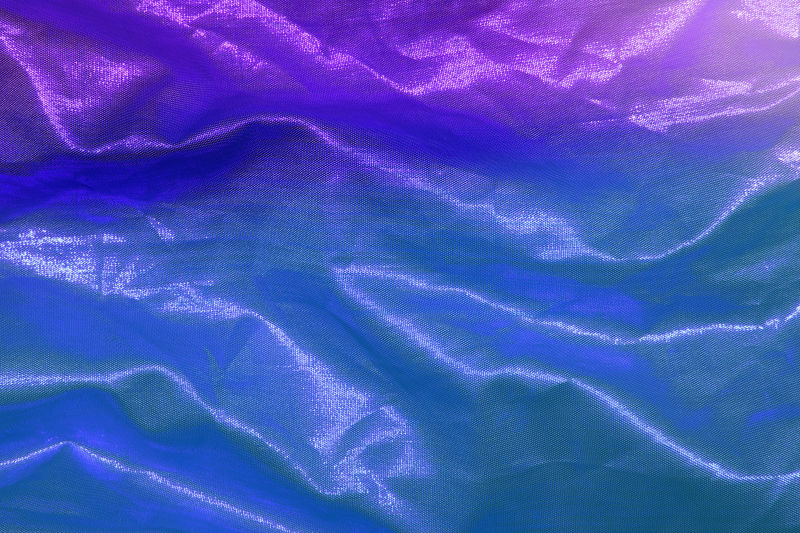 蓝紫色的布料