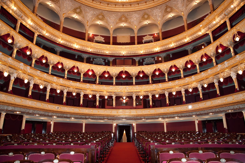 美丽的礼堂歌剧院的内部