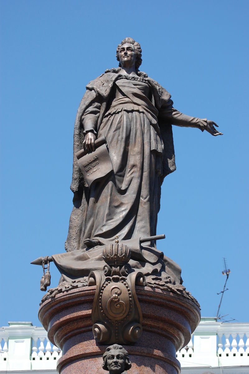 俄罗斯女皇凯瑟琳二世和波托姆金纪念碑