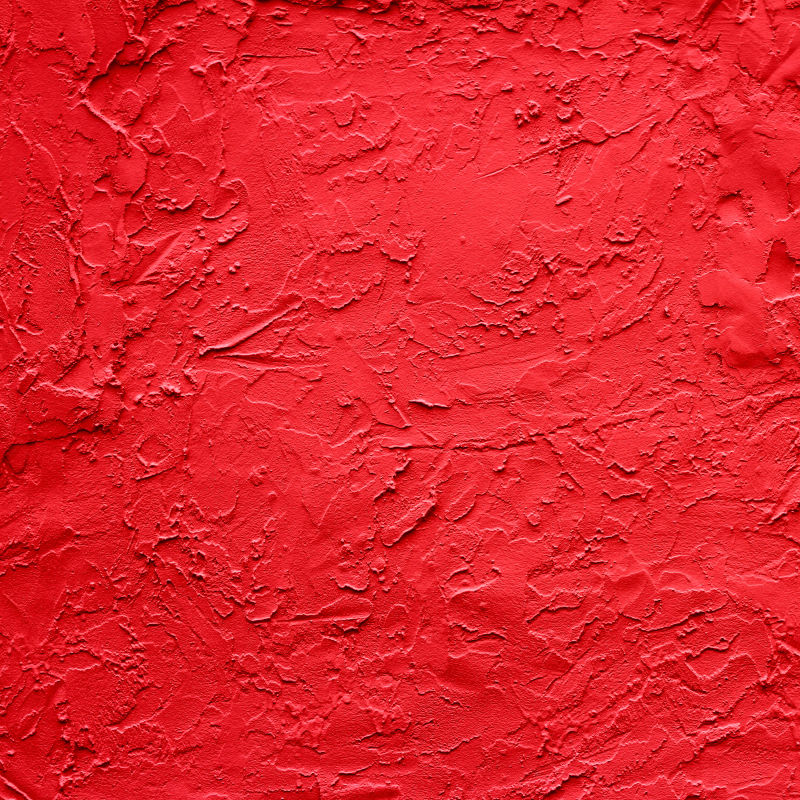 鲜红的墙体