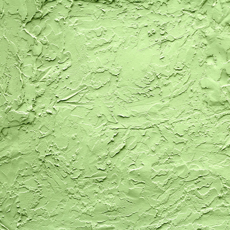 浅绿色的墙体