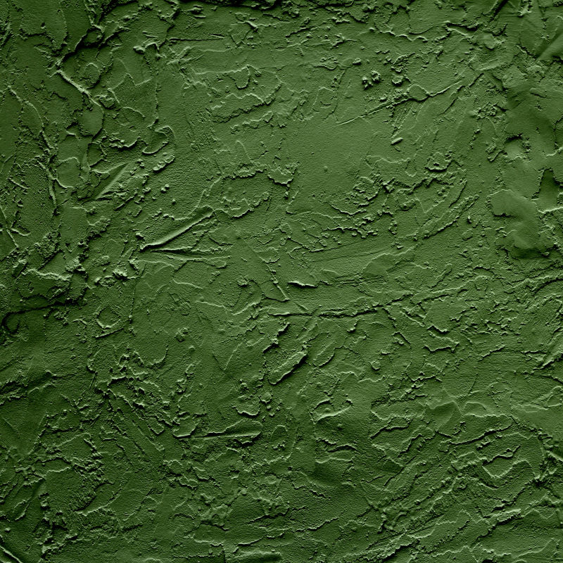 暗绿色的墙体