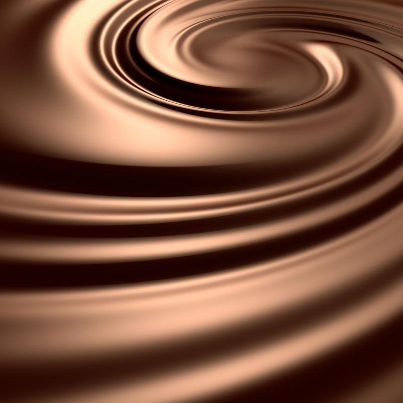 液体巧克力漩涡
