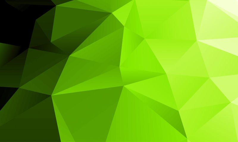 绿色抽象几何多边形背景