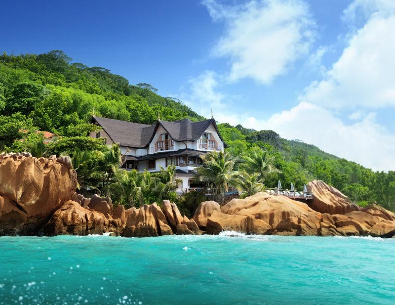 塞舌尔拉迪格岛热带海滩酒店
