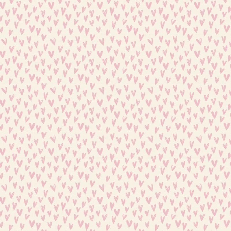 粉红色心的少女风格纹理壁纸