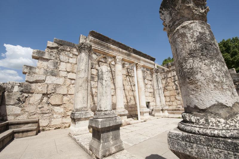 以色列Capernaum古代犹太教堂遗址
