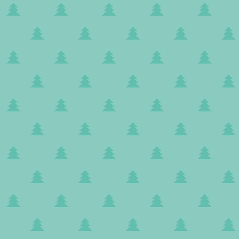 圣诞矢量无缝模式与树木