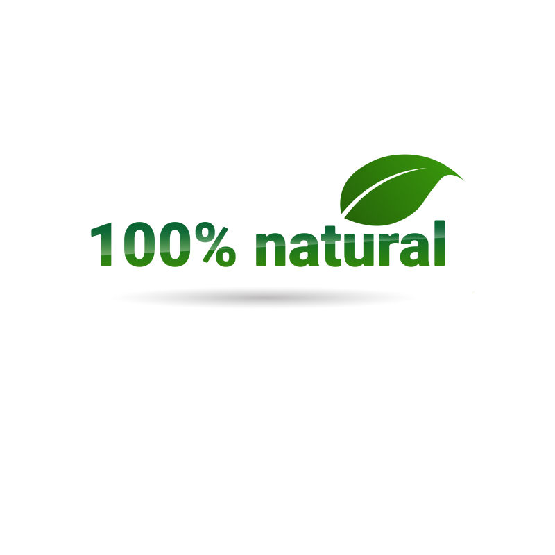 百分百纯天然有机产品logo设计