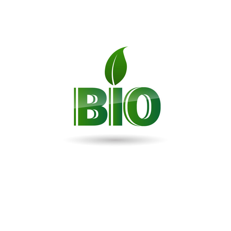 绿色bio图标概念设计