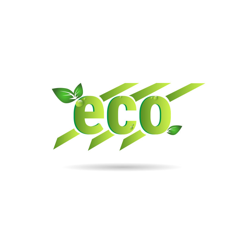 eco绿色图标矢量设计