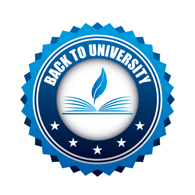 创意矢量学术教育logo设计图