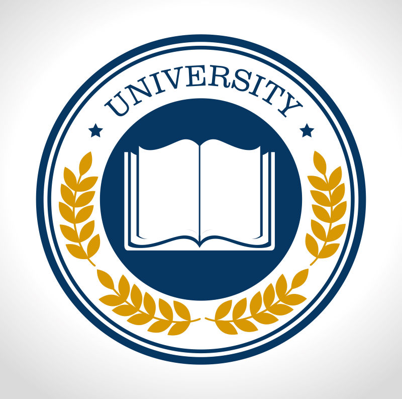 矢量现代学术教育logo设计图
