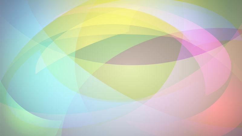 矢量彩色多色曲线的抽象背景