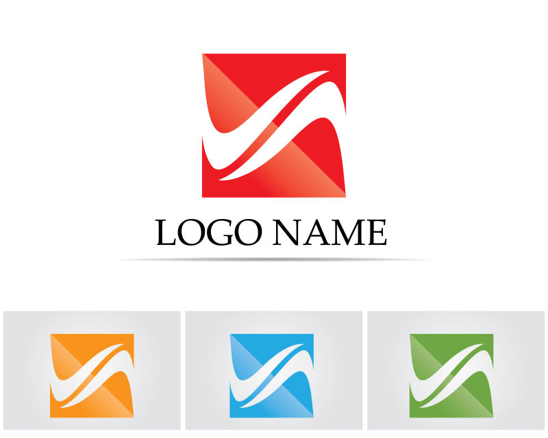 矢量的抽象企业公司logo标志