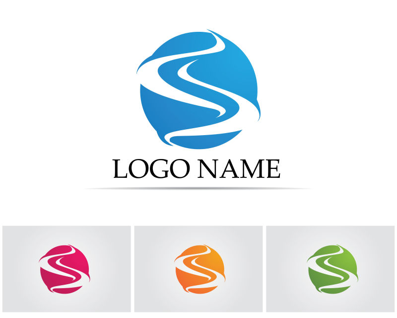 矢量的现代创意企业logo标志