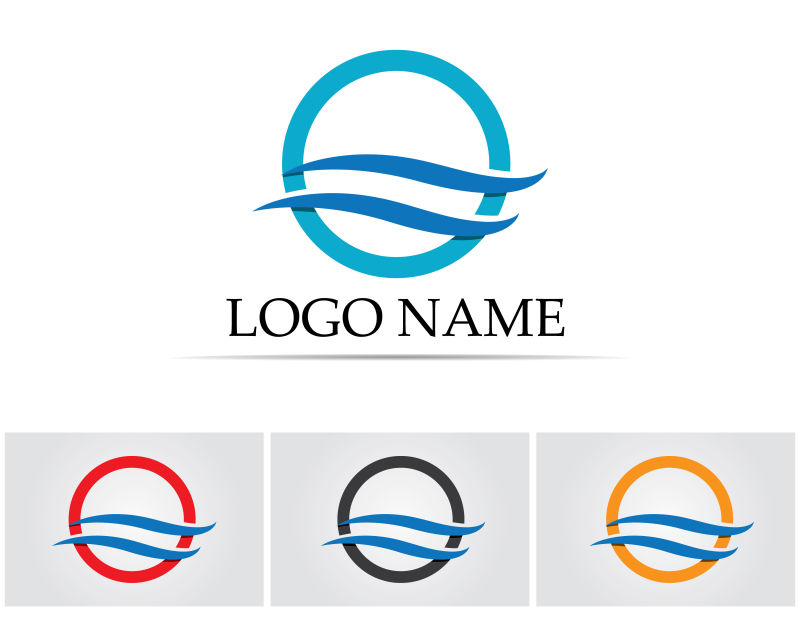 矢量的现代创意抽象logo设计