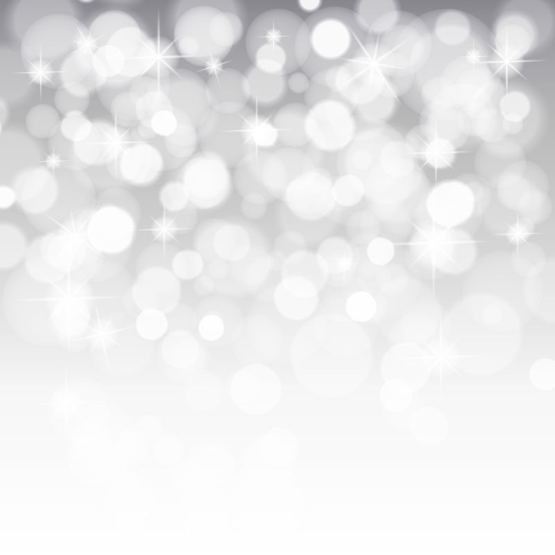 矢量闪亮银色抽象圣诞背景