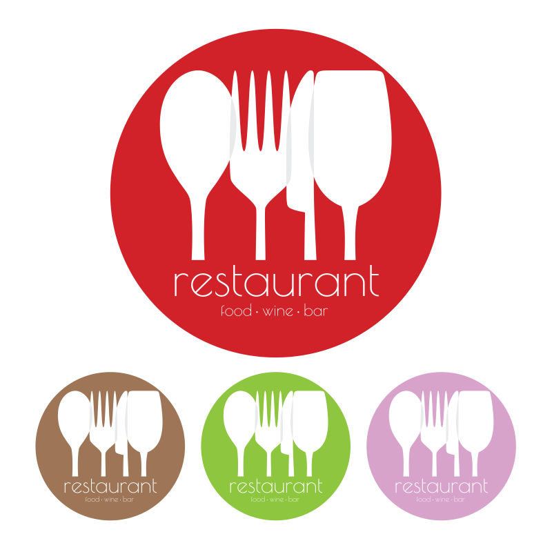 创意现代餐厅标志矢量设计