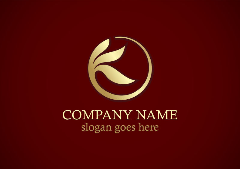 矢量金属效果商业logo设计