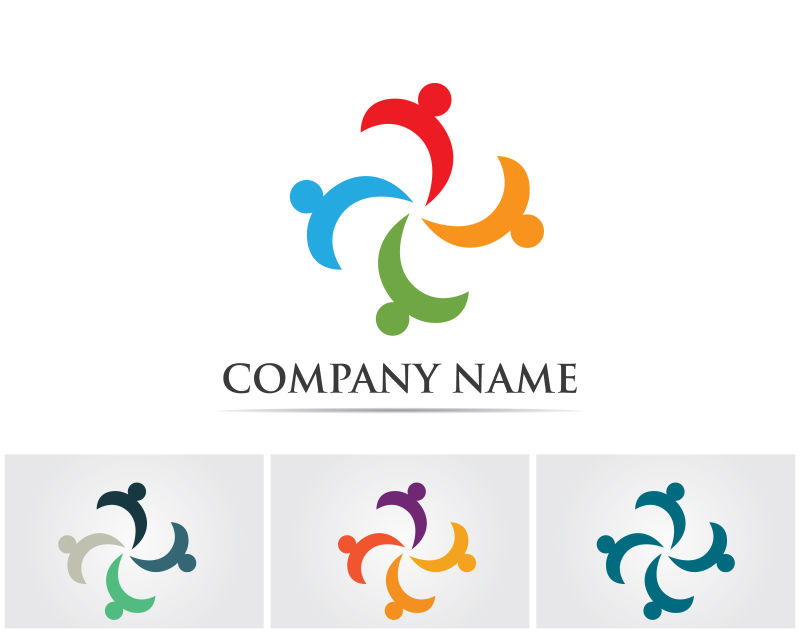 矢量logo设计创新彩色