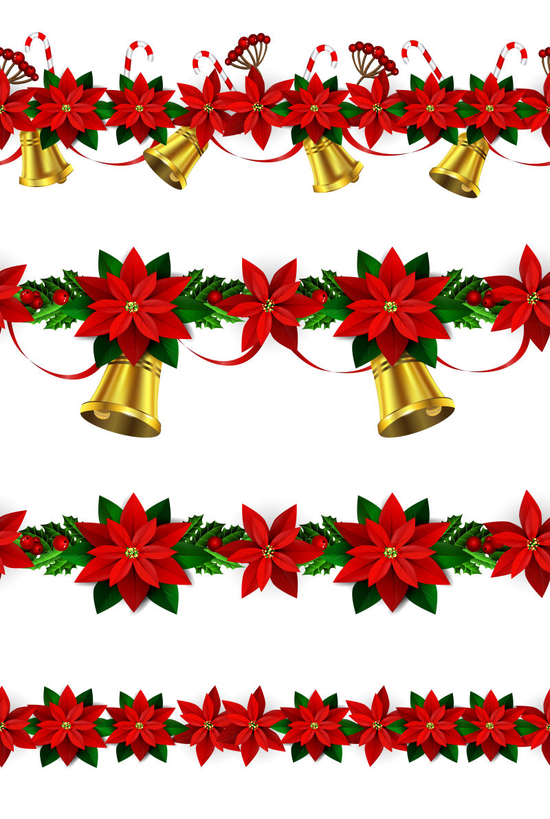 矢量圣诞边框装饰设计图