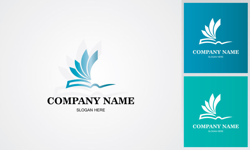 矢量小说企业logo设计图