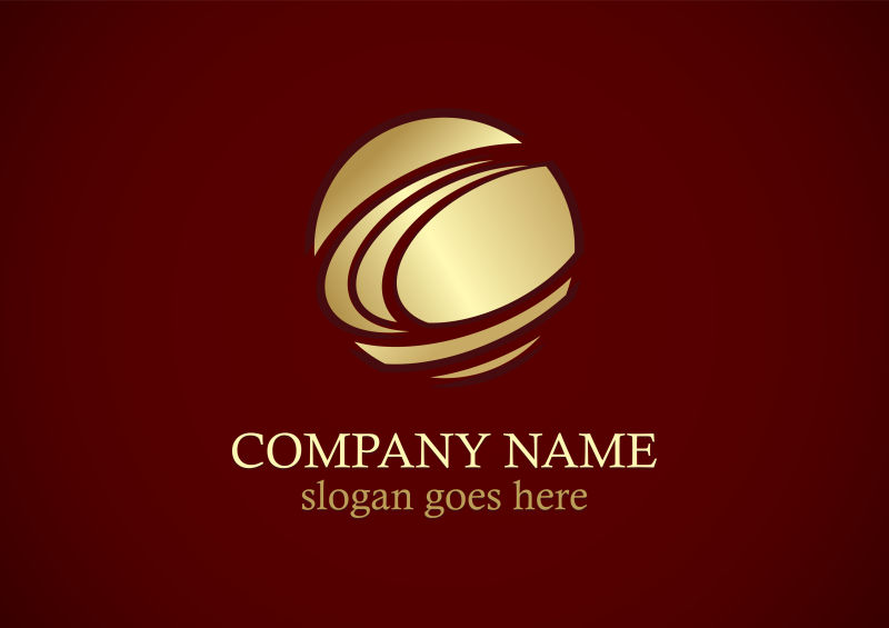 矢量创意球形企业logo设计图