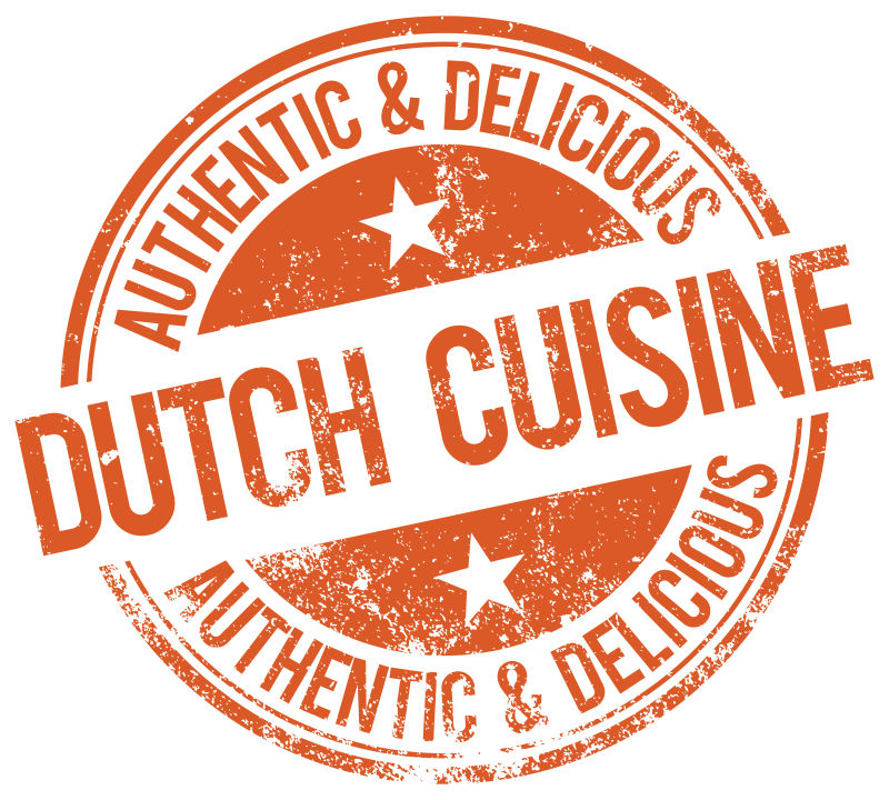 矢量的荷兰食品图标设计