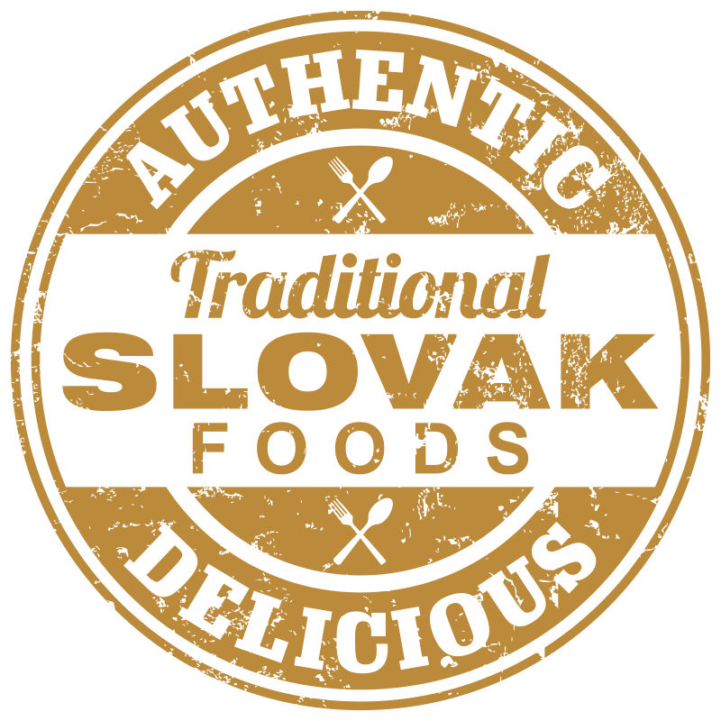 矢量斯洛伐克食品徽标图标设计