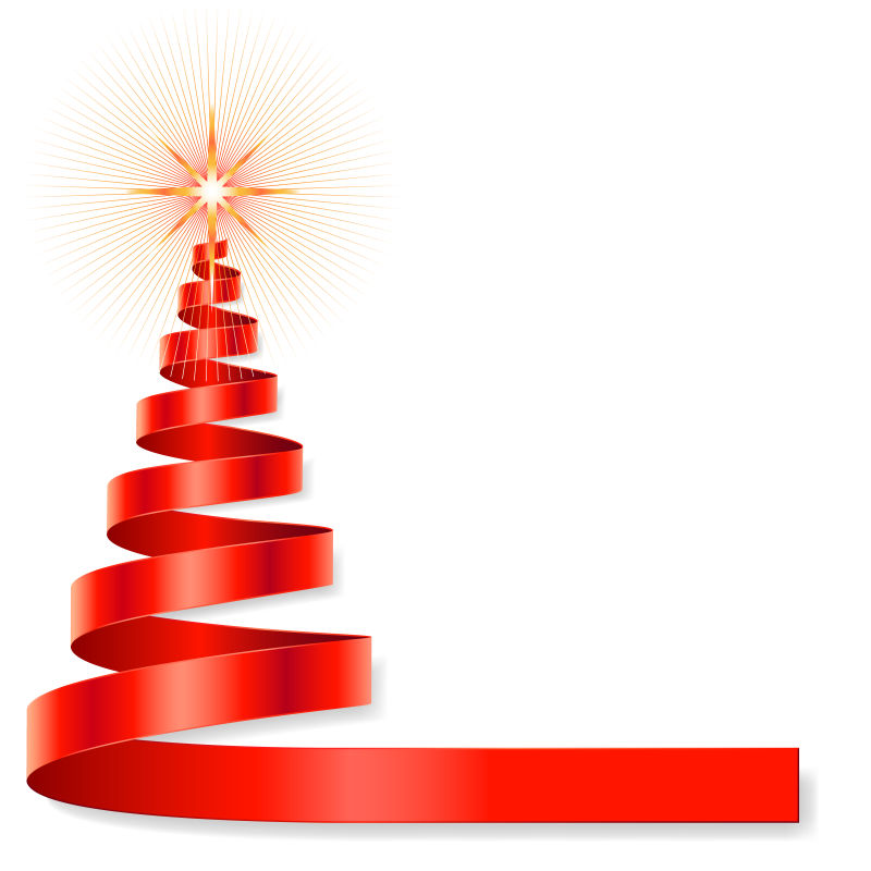 抽象创意圣诞树背景矢量设计