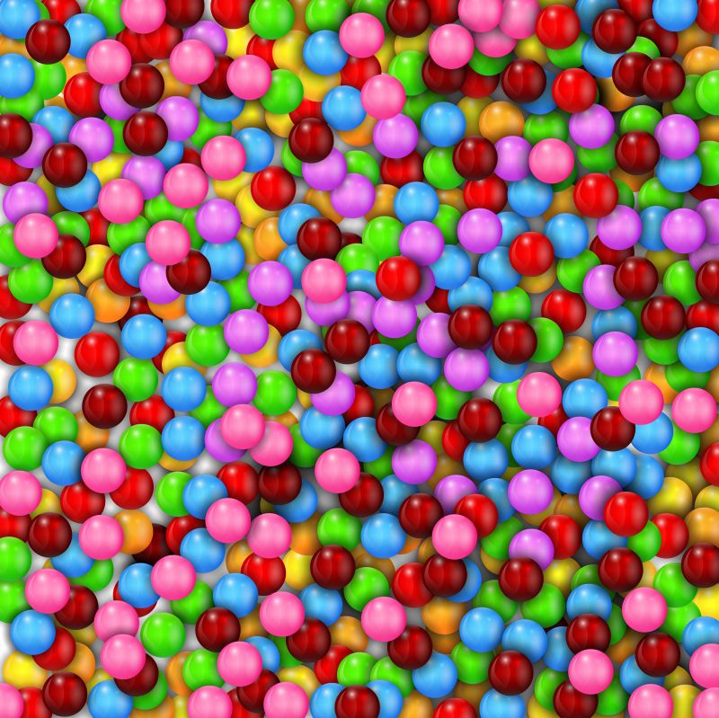 矢量抽象彩色糖果元素背景