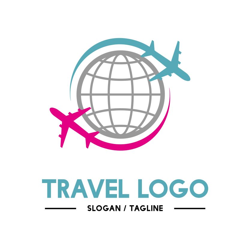 矢量航空公司logo设计
