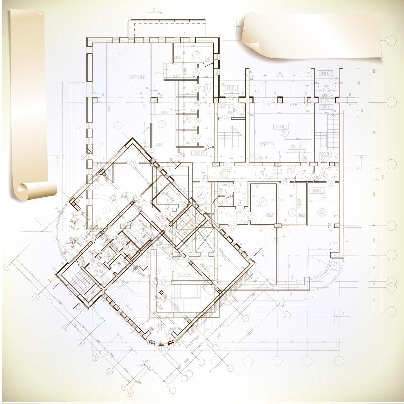 建筑蓝图CAD矢量设计