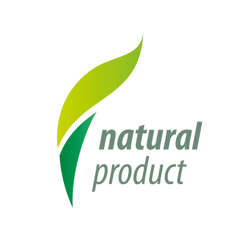 矢量天然产品logo设计