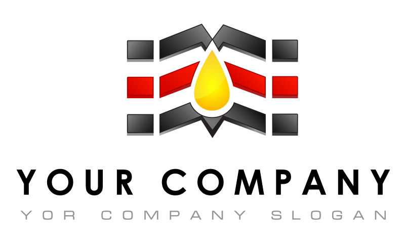 矢量创意彩色公司logo设计
