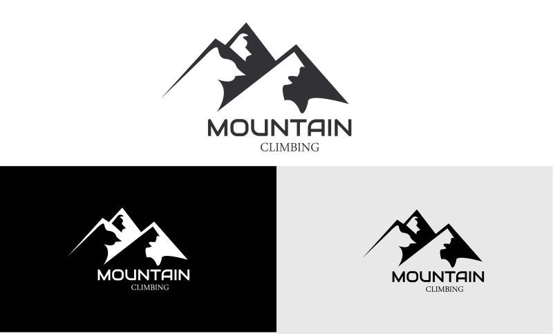 矢量小山logo设计