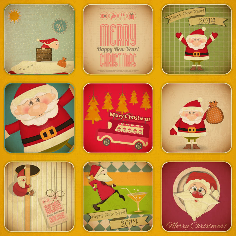 9种圣诞节海报设计