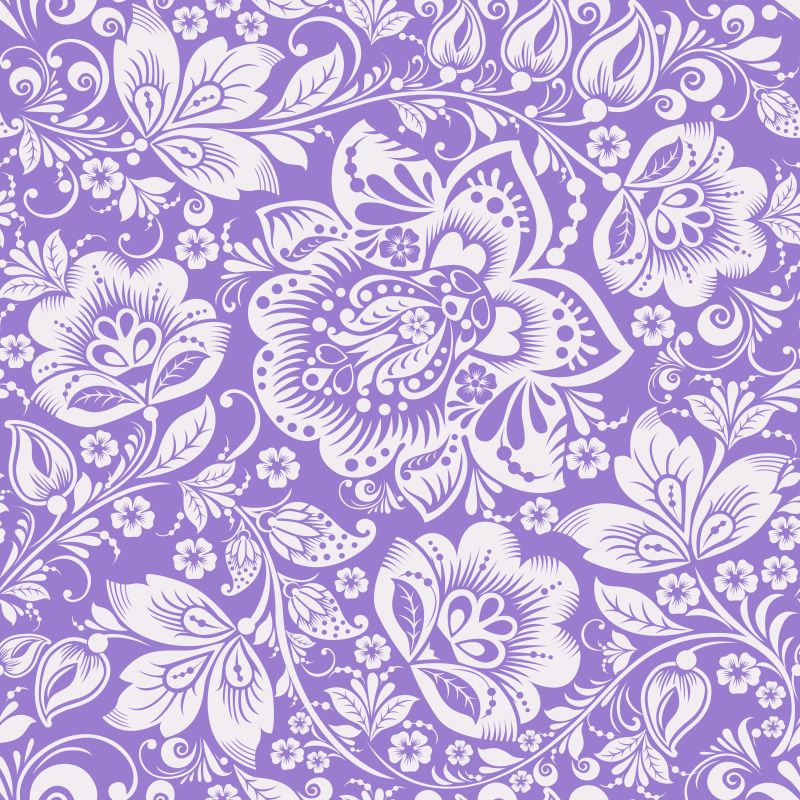 矢量紫色花卉装饰设计移速背景