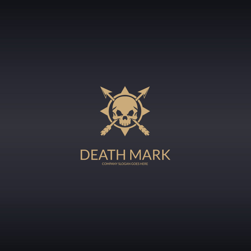 创意死亡logo设计矢量