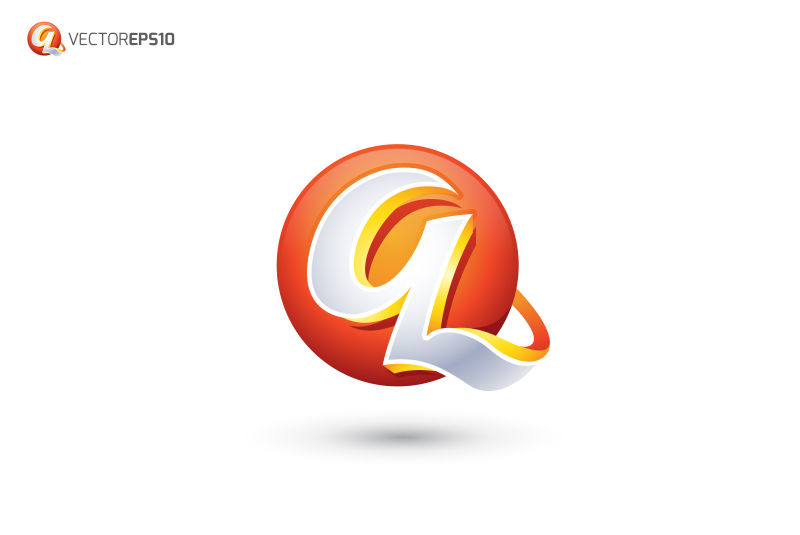 矢量设计字母q创意logo