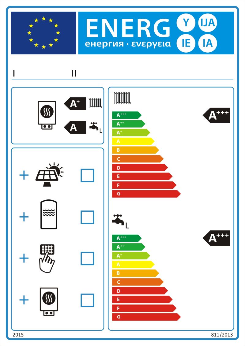 矢量温度控制和太阳能设备标签