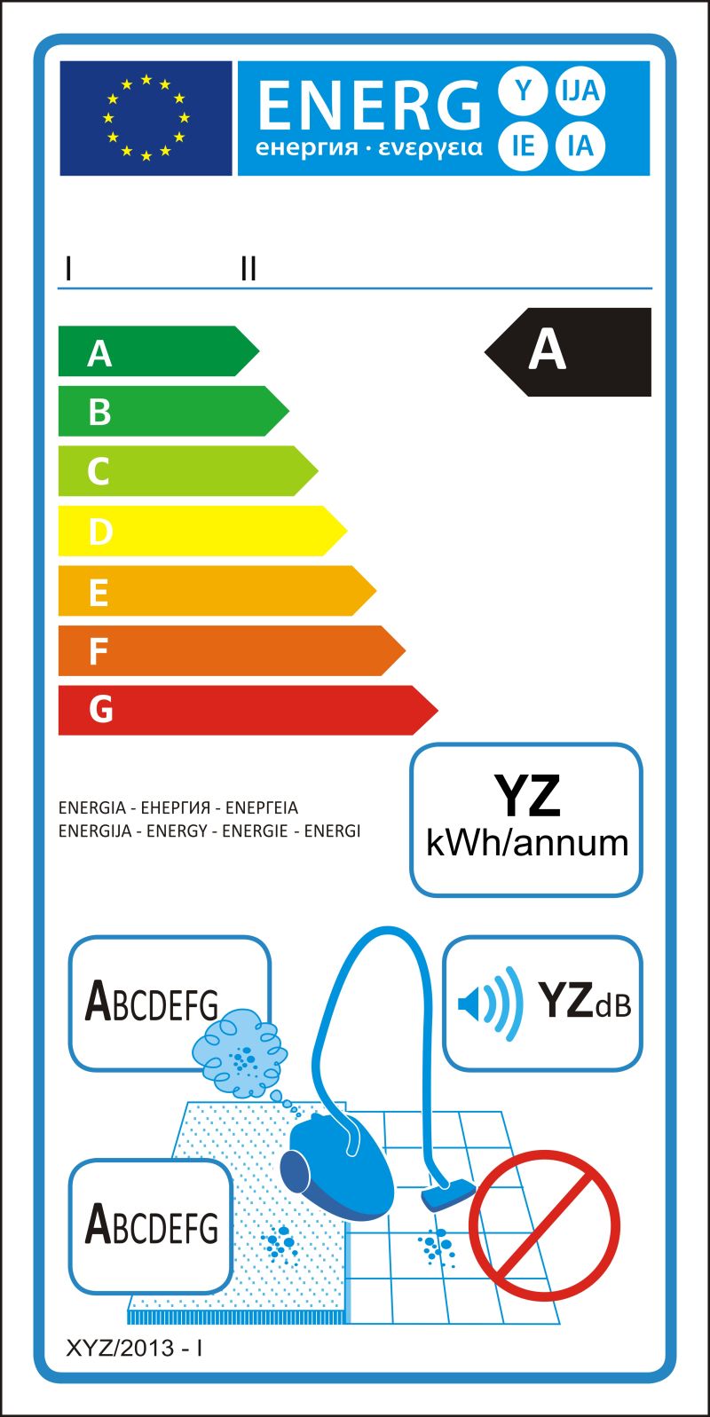 地毯真空吸尘器新能源等级图矢量标签