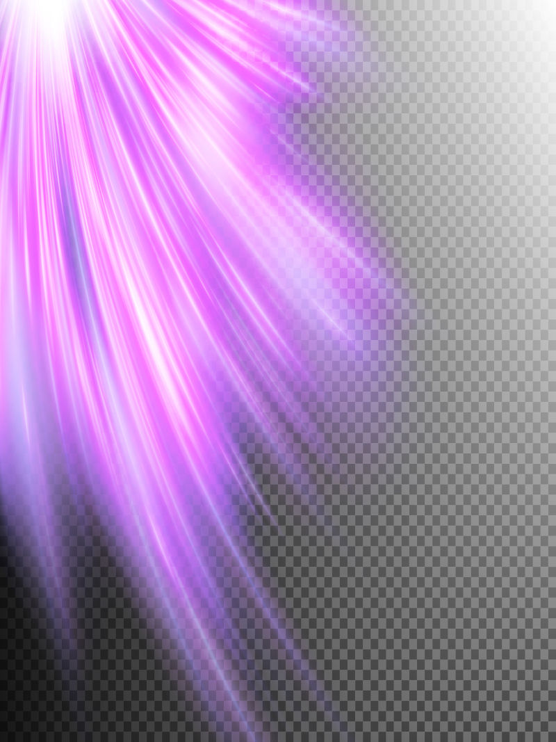 创意矢量紫色光爆设计元素