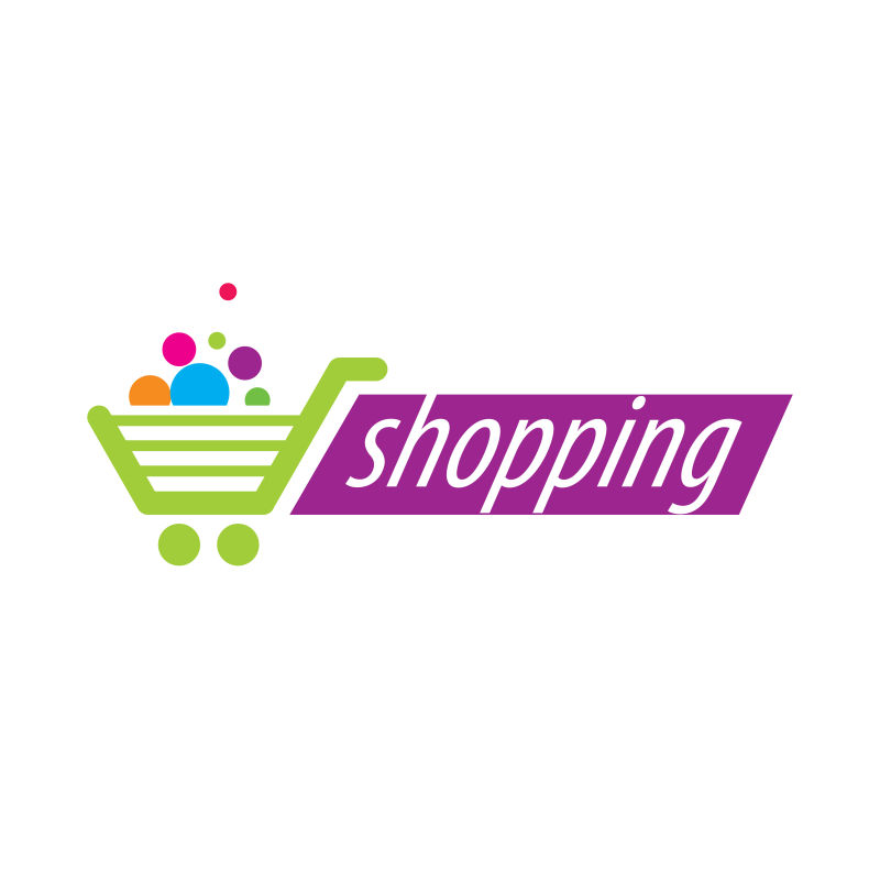 商店购物矢量logo