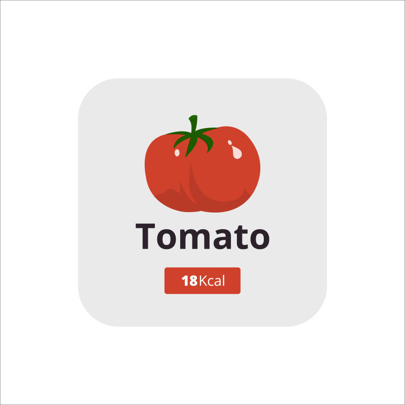 番茄矢量蔬菜