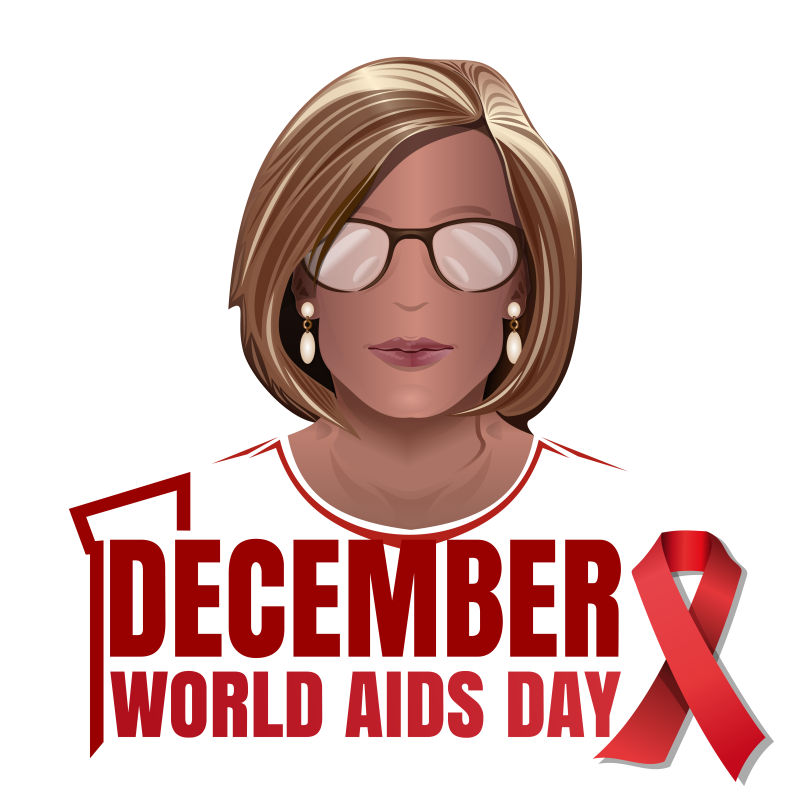 世界艾滋病日插图矢量设计