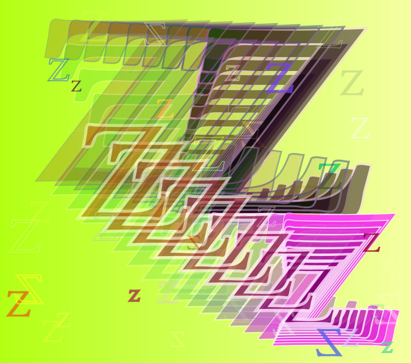 字母Z的矢量动态绘图